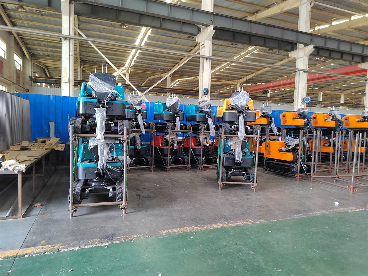 KORVA GW16 mini excavator ready for overseas delivery after packing