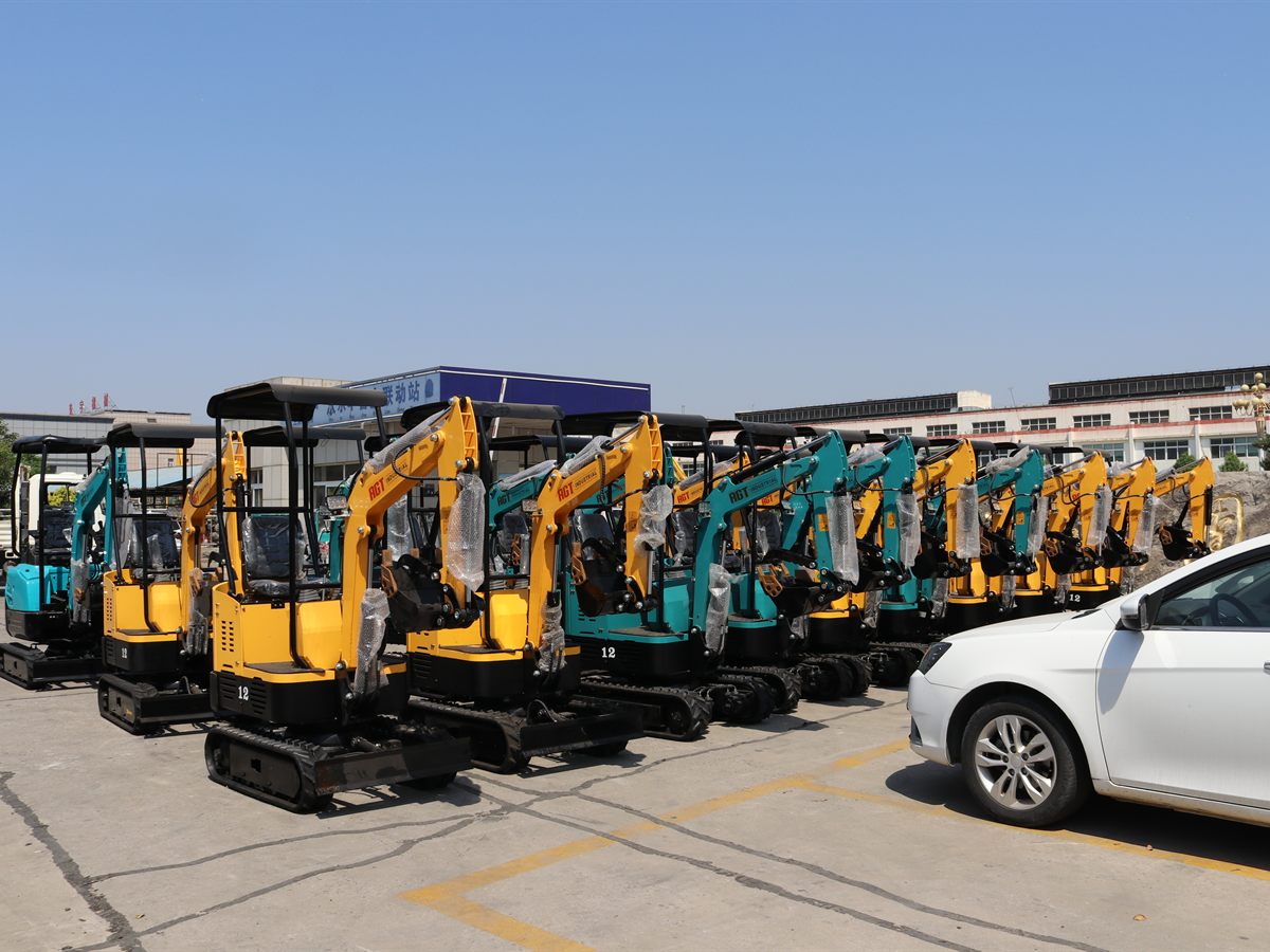 KORVA GW18 mini excavator ready for overseas delivery after packing
