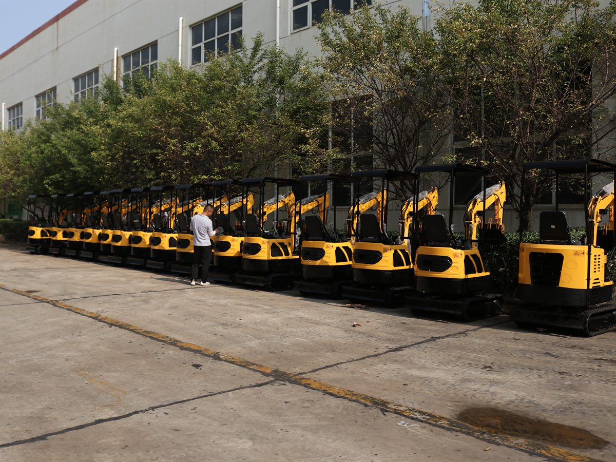 KORVA GW25 mini excavator ready for overseas delivery after packing