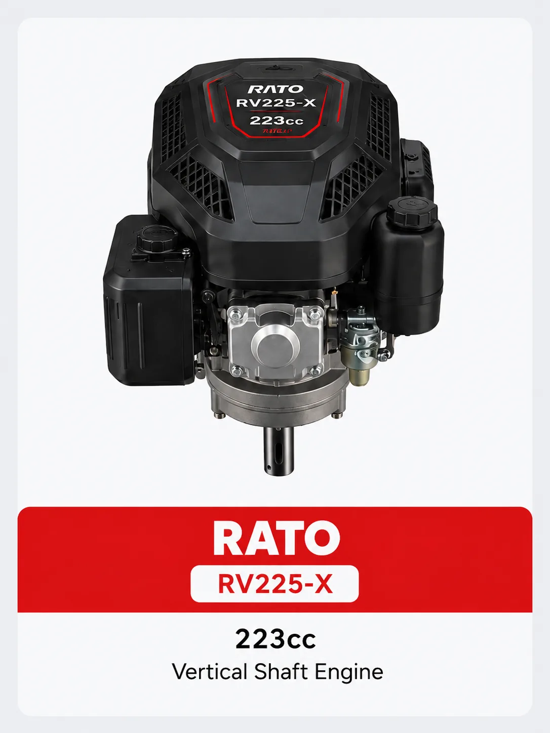 RATO RV225-X 223cc vertical shaft engine