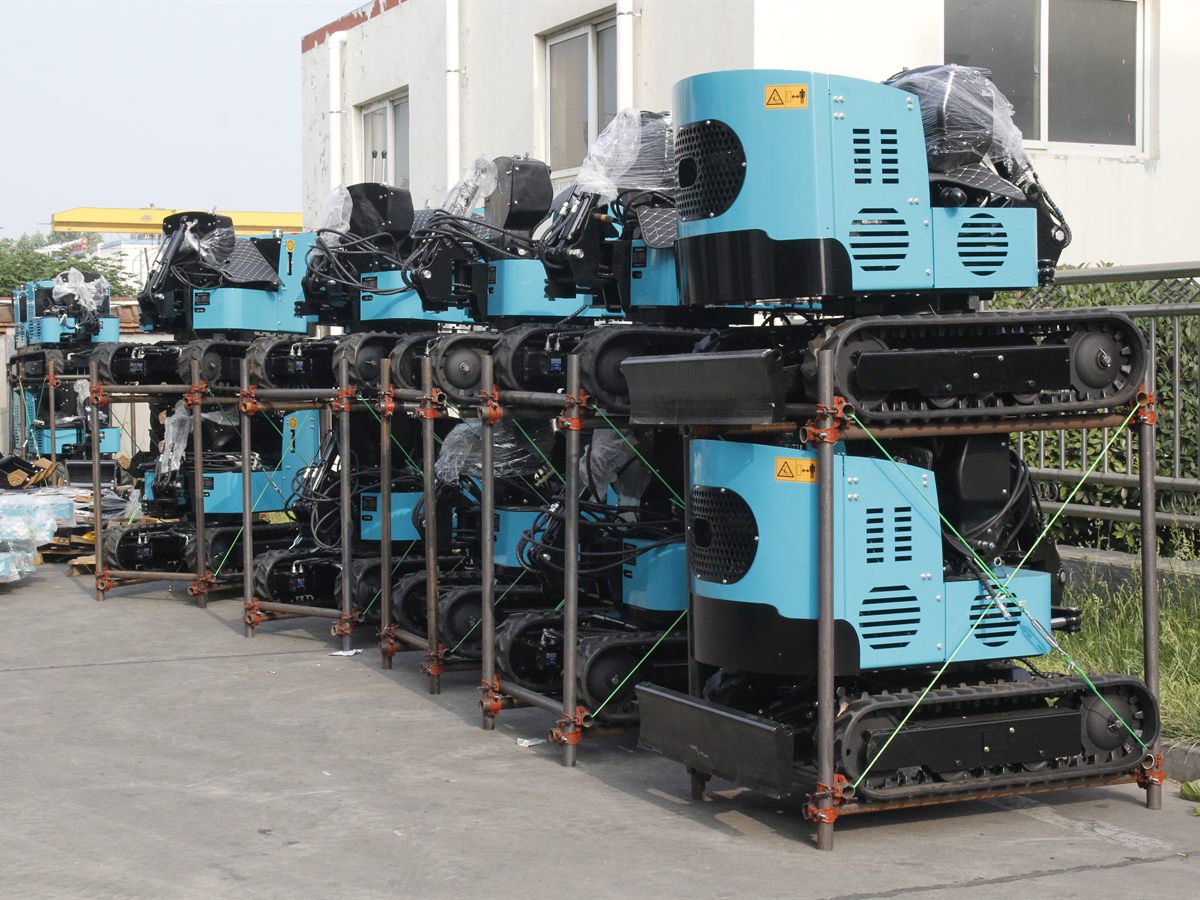 KORVA T10-1 mini excavator ready for overseas delivery after packing