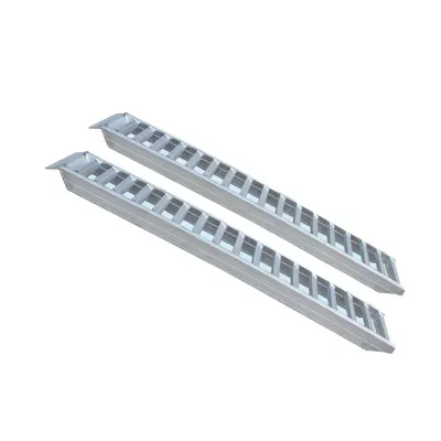 Loading ramps for compact excavator transport and loading
