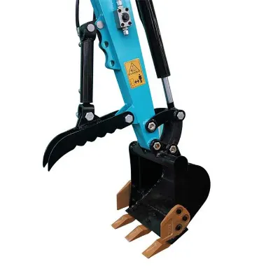 Hydraulic thumb clamp for mini excavator bucket grabbing work