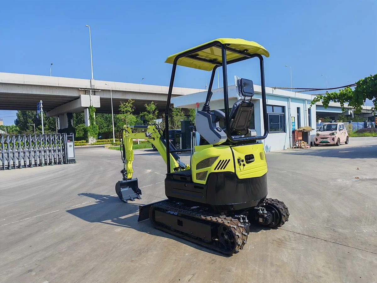 KORVA T15 mini excavator for garden maintenance and property work