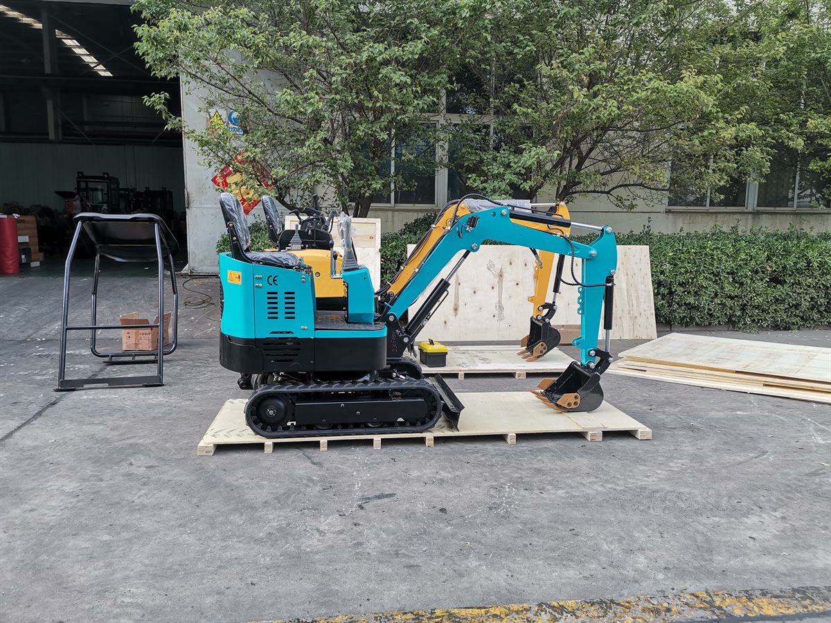 KORVA T15 mini excavator export wooden packing for overseas shipment