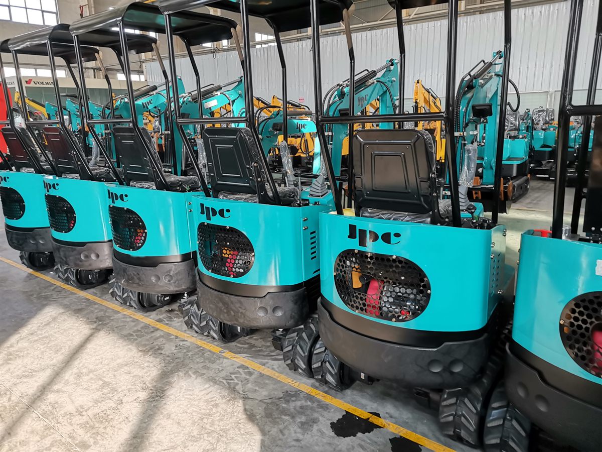 KORVA T15 mini excavator ready for overseas delivery after packing