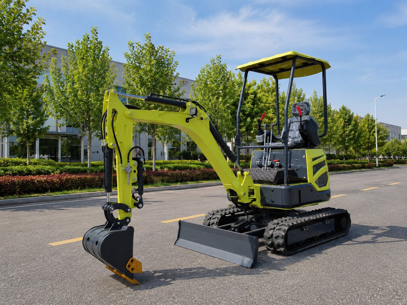 T18 roadside mini excavator thumbnail