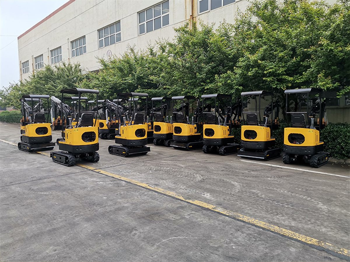 KORVA T18 mini excavator ready for overseas delivery after packing