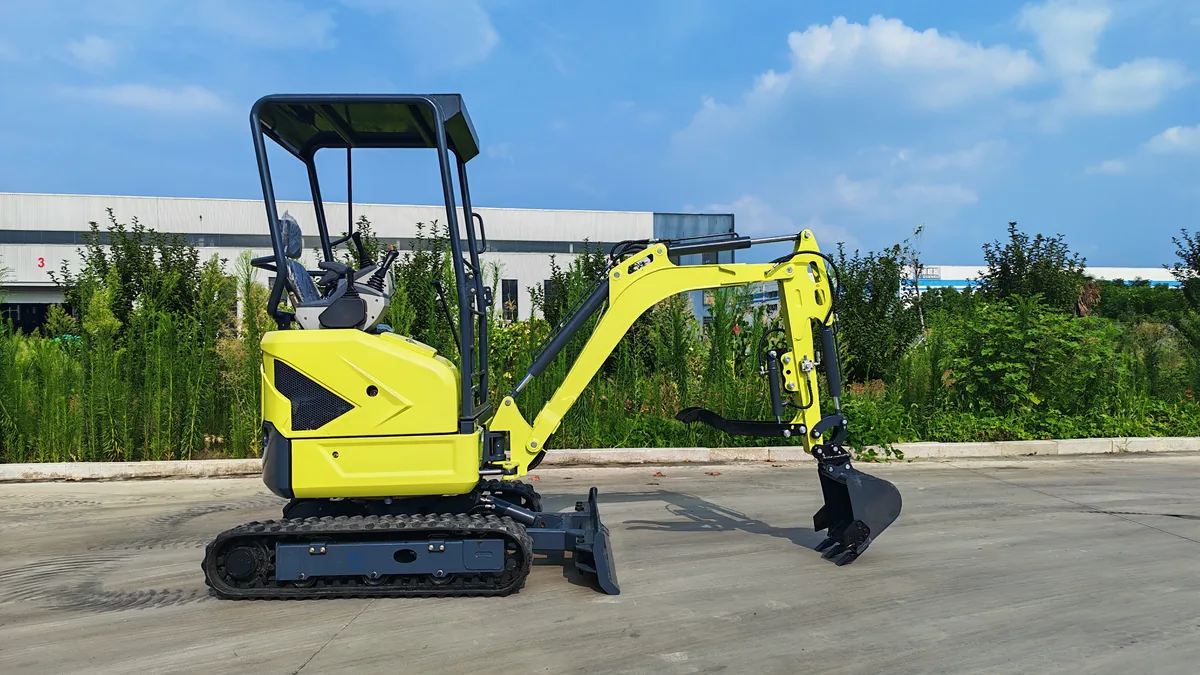 KORVA T20 compact crawler mini excavator for narrow job sites
