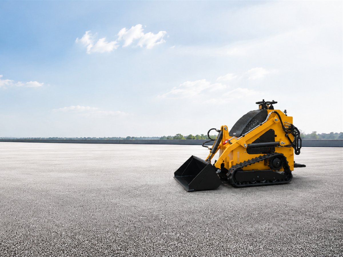 KORVA T360 tracked mini skid steer loader