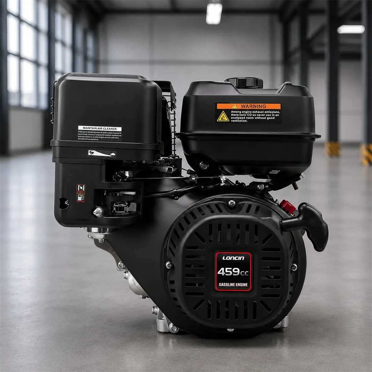 LONCIN 459cc gasoline engine option for SH-LB remote control flail mower