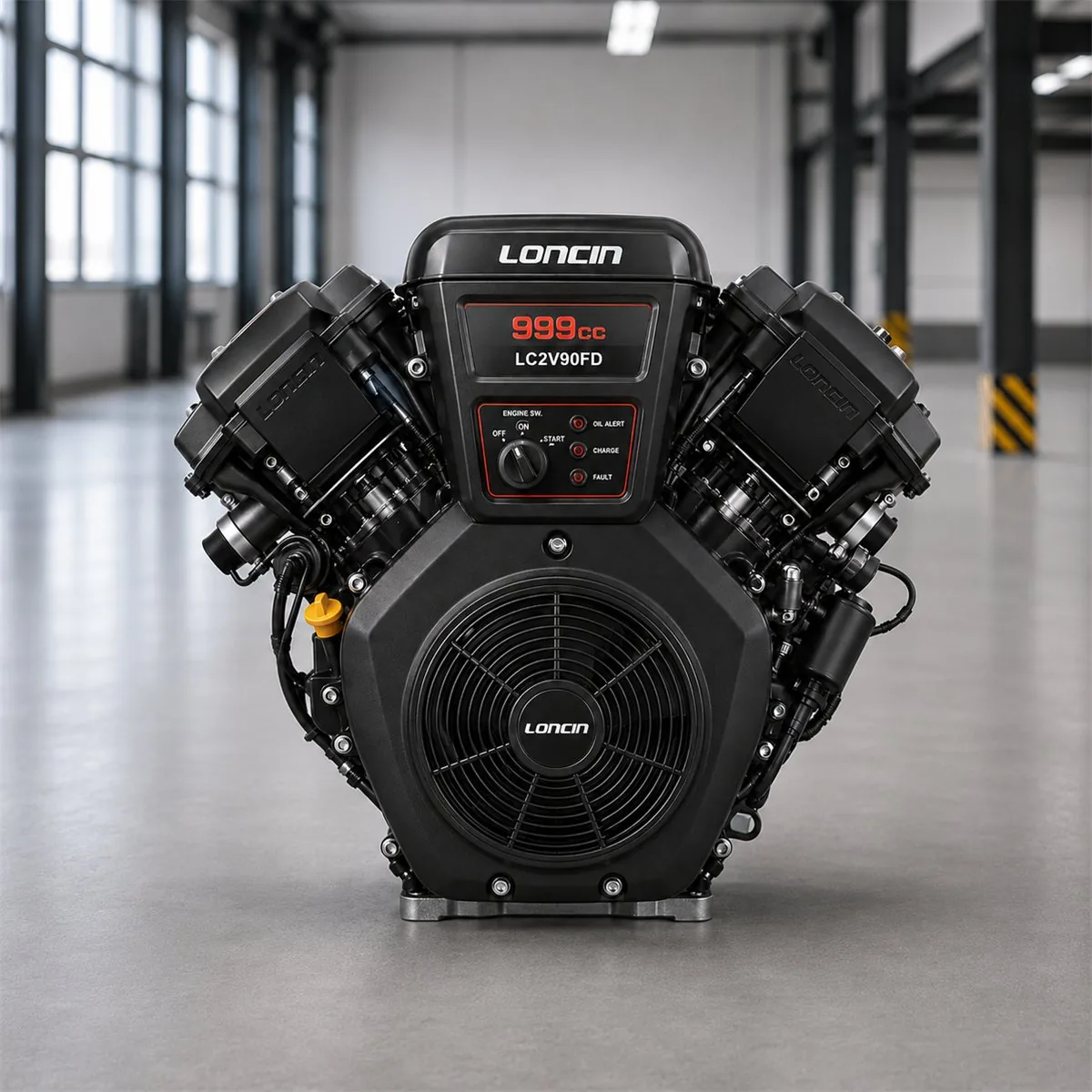 LONCIN 999cc gasoline engine option for SH-LB remote control flail mower